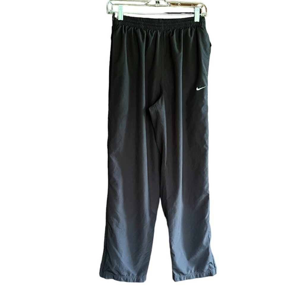Nike Polyester & Nylon Lined Athletic Pants w/Pockets & 2 Side Calf Zippers Sz M
